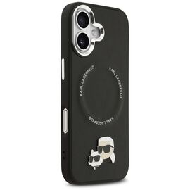 Karl Lagerfeld Karl &amp; Choupette Pins MagSafe Case for iPhone 17 - Black | Techbox