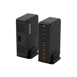 Wozinsky 240W GaN QC3 Charging Station - Black