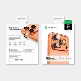 AmazingThing Camera Glass Protector for iPhone 17 Pro / Pro Max - with Orange Frame - Uncategorized Screen Protection (2) - Screen & Camera Protection - Techbox
