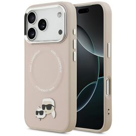 Karl Lagerfeld Karl &amp; Choupette Pins MagSafe Case for iPhone 17 Pro - Pink | Techbox