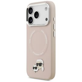 Karl Lagerfeld Karl &amp; Choupette Pins MagSafe Case for iPhone 17 Pro - Pink | Techbox