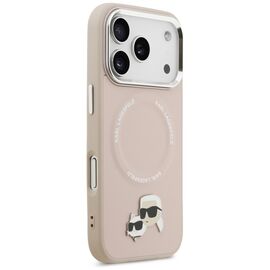 Karl Lagerfeld Karl &amp; Choupette Pins MagSafe Case for iPhone 17 Pro - Pink | Techbox