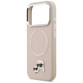 Karl Lagerfeld Karl &amp; Choupette Pins MagSafe Case for iPhone 17 Pro - Pink | Techbox