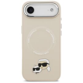 Karl Lagerfeld Karl &amp; Choupette Pins MagSafe Case for iPhone Air - Beige | Techbox