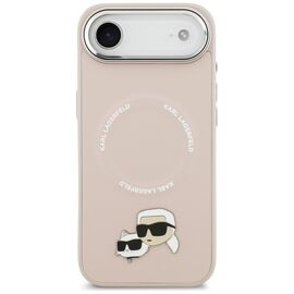 Karl Lagerfeld Karl &amp; Choupette Pins MagSafe Case for iPhone Air Pink | Techbox