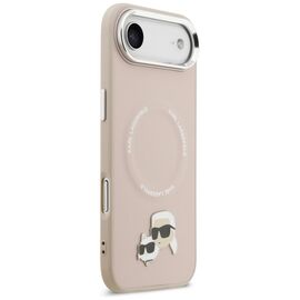 Karl Lagerfeld Karl &amp; Choupette Pins MagSafe Case for iPhone Air Pink | Techbox