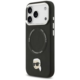 Karl Lagerfeld Karl Pin MagSafe Case for iPhone 17 Pro - Black | Techbox