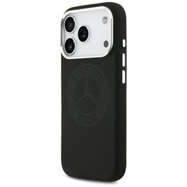 Mercedes Silicone Vintage Logo MagSafe Case for iPhone 17 Pro - Black | Techbox