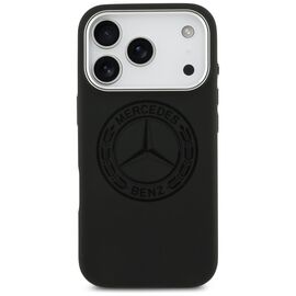Mercedes Silicone Vintage Logo MagSafe Case for iPhone 17 Pro - Black | Techbox