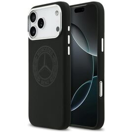 Mercedes Silicone Vintage Logo MagSafe Case for iPhone 17 Pro Max - Black | Techbox