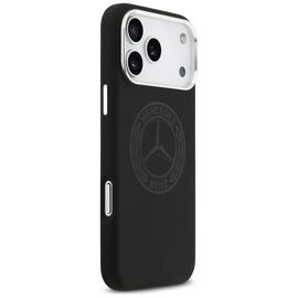 Mercedes Silicone Vintage Logo MagSafe Case for iPhone 17 Pro Max - Black | Techbox