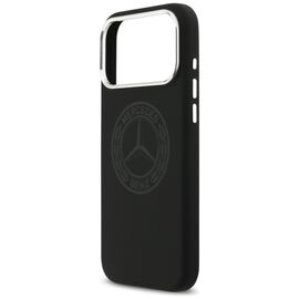Mercedes Silicone Vintage Logo MagSafe Case for iPhone 17 Pro Max - Black | Techbox