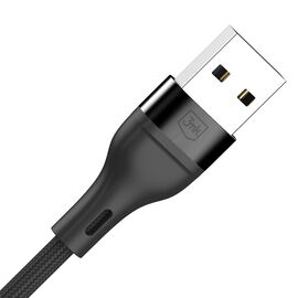 3mk Hyper Cable N-SERIES 3 in 1 USB-A / Lightning / Micro 1.2m 9V/2A 18W - black