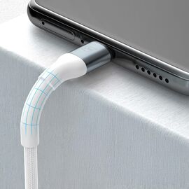 3mk Hyper Cable N-SERIES USB-A / USB-C 1m 9V/2A 18W / white