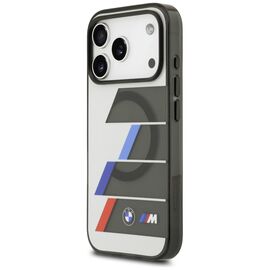 BMW M IML Metal Buttons Tricolor Lines MagSafe Case for iPhone 17 Pro Max - Gray - Apple Cases - Cases - Techbox