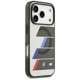 BMW M IML Metal Buttons Tricolor Lines MagSafe Case for iPhone 17 Pro Max - Gray - Apple Cases - Cases - Techbox