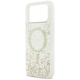 Guess Resin Bottom Glitter MagSafe Case for iPhone 17 Pro Max - Gold - Uncategorized Cases (2) - Cases - Techbox