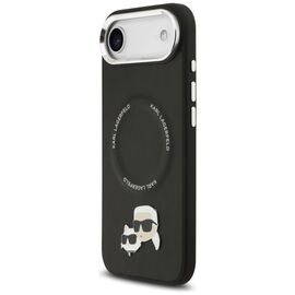 Karl Lagerfeld Karl &amp; Choupette Pins MagSafe Case for iPhone Air - Black | Techbox