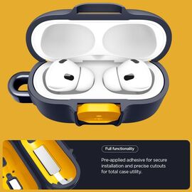 Spigen Nano Pop Case for AirPods Pro 3 - Navy Blue and Yellow | Techbox