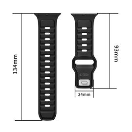 Tech-Protect IconBand Line Strap for Apple Watch 44 / 45 / 46 / 49 mm - Black | Techbox