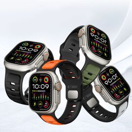 Tech-Protect IconBand Line Strap for Apple Watch 44 / 45 / 46 / 49 mm - Black | Techbox
