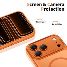 Tech-Protect Magpeak Magsafe CC Case for iPhone 17 Pro Max - Matte Orange | Techbox