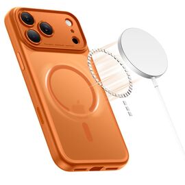 Tech-Protect Magpeak MagSafe CC Case for iPhone 17 Pro - Orange | Techbox