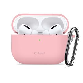 Tech-Protect Silicone Hook Case for AirPods Pro - Pink - Smartphone Accessories - Cables & Accessories - Techbox