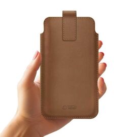 Tech-Protect SM65 case for 6.0-6.9" smartphones - brown