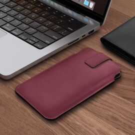 Tech-Protect SM65 case for 6.0-6.9" smartphones - burgundy