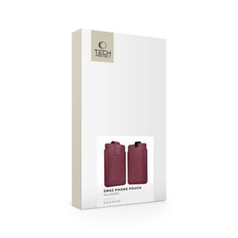 Tech-Protect SM65 case for 6.0-6.9" smartphones - burgundy