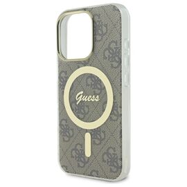 Guess IML 4G MagSafe case for iPhone 16 Pro - brown - Uncategorized Cases (2) - Cases - Techbox