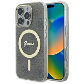 Guess IML 4G MagSafe Case for iPhone 16 Pro Max - Brown - Uncategorized Cases (2) - Cases - Techbox
