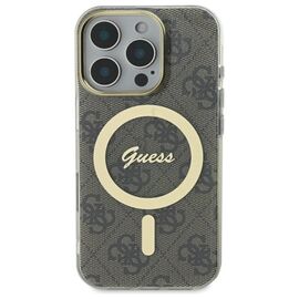 Guess IML 4G MagSafe Case for iPhone 16 Pro Max - Brown - Uncategorized Cases (2) - Cases - Techbox