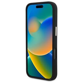 Guess Silicone Script Metal Logo &amp; Frame Case for iPhone 16 Pro Max - Black - Uncategorized Cases (2) - Cases - Techbox