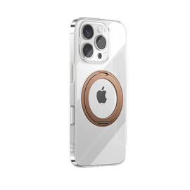 Joyroom JR-16JL6 iPhone 16 Pro Ultra-Thin MagSafe Compatible Case with 360&deg; Ring Stand - Gold | Techbox