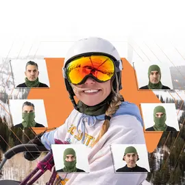 Qunature 13230023015 ski balaclava bike motorcycle balaklava size L - green - Bicycle - Sports & Fitness - Techbox