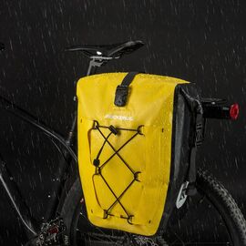 Rockbros 30140022005 Waterproof Bicycle Pannier 25-32L - Yellow - Bicycle - Sports & Fitness - Techbox