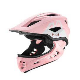 Rockbros TT-32001 Rabbit Children's Bike Helmet with Detachable Chin Size S (48-52) - Pink - Bicycle - Sports & Fitness - Techbox