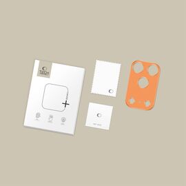 Tech-Protect Camalloy Fit+ Camera Cover for iPhone 17 Pro Max - Orange