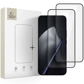Tech-Protect Glass Fit+ 2-pack tempered glass for Xiaomi 15T / 15T Pro - black - Xiaomi - Screen & Camera Protection - Techbox