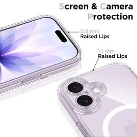 Tech-Protect Magpeak Magsafe CC Case for iPhone 17 - Clear | Techbox
