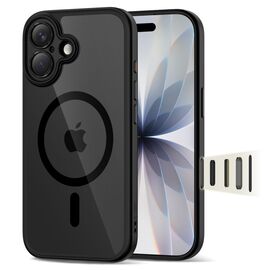 Tech-Protect Magpeak Magsafe CC Case for iPhone 17 - Clear Black | Techbox
