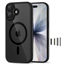 Tech-Protect Magpeak Magsafe CC Case for iPhone 17 - Clear Black | Techbox