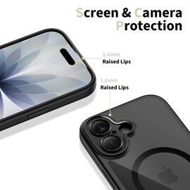 Tech-Protect Magpeak Magsafe CC Case for iPhone 17 - Clear Black | Techbox