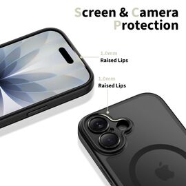 Tech-Protect Magpeak Magsafe CC Case for iPhone 17 - Matte Black | Techbox