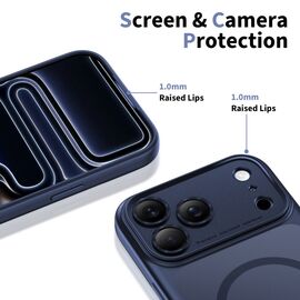 Tech-Protect Magpeak Magsafe CC Case for iPhone 17 Pro - Matte Navy Blue | Techbox