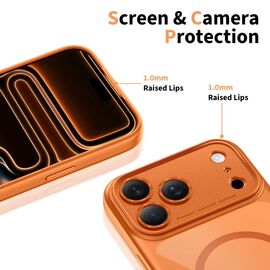 Tech-Protect Magpeak Magsafe CC Case for iPhone 17 Pro Max - Transparent Orange | Techbox