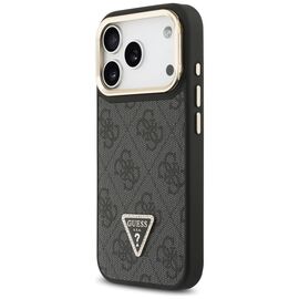 Guess 4G PU Triangle Logo &amp; Stand Camera Magsafe Case for iPhone 17 Pro - Black - Uncategorized Cases (2) - Cases - Techbox