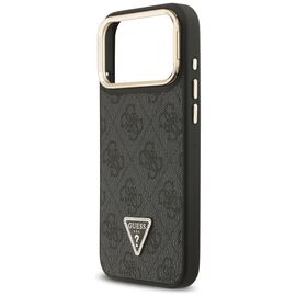 Guess 4G PU Triangle Logo &amp; Stand Camera Magsafe Case for iPhone 17 Pro Max - Black - Uncategorized Cases (2) - Cases - Techbox